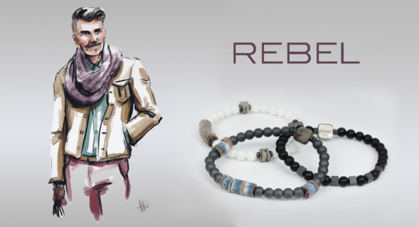 Bracciali Homo Gemmarium - Collezioni Rebel, Travel e New Dandy - immagine 3